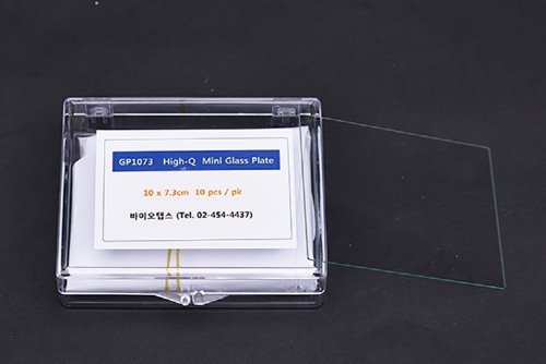 (GP1073)  High-Q™  Mini Glass Plate   1t    10X7.3cm     10pcs/pk